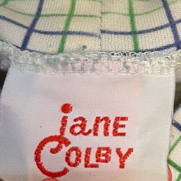 Jane Colby Plaid Turtle Neck Sweater Womens Large Multicolor VTG Casual Academia - Picture 9 of 10